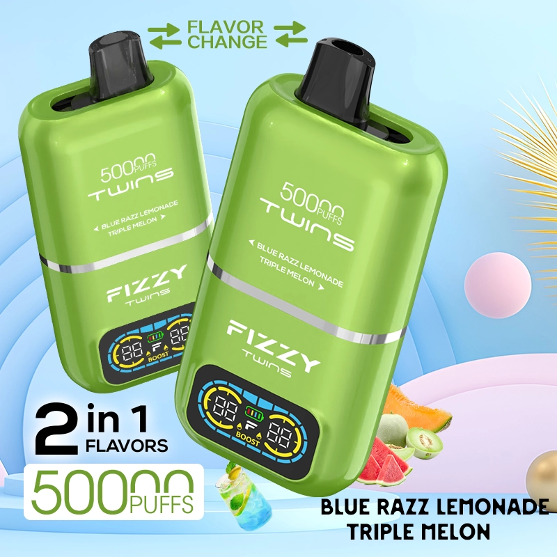 Blue Razz Lemonade & Triple Melon 50000 Puffs Disposable Vape
