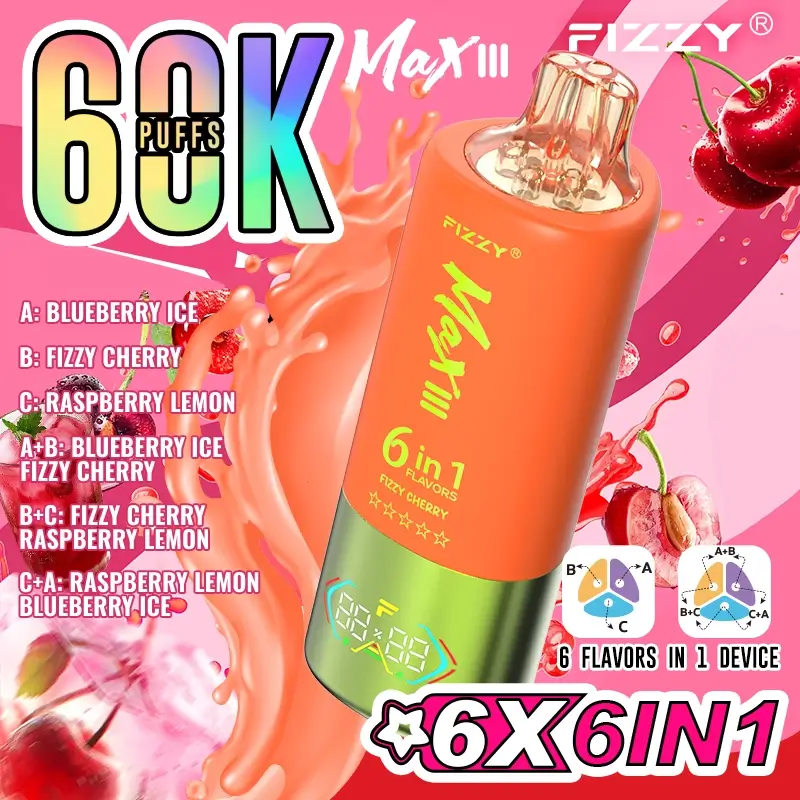 Fizzy Max III 6in1 60K 60000 Puffs-5-1