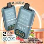 Raspberry Watermelon & Kiwi Passion Fruit Guava 50000 Puffs Disposable Vape