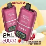 Strawberry Ice & Fizzy Cherry 50000 Puffs Disposable Vape