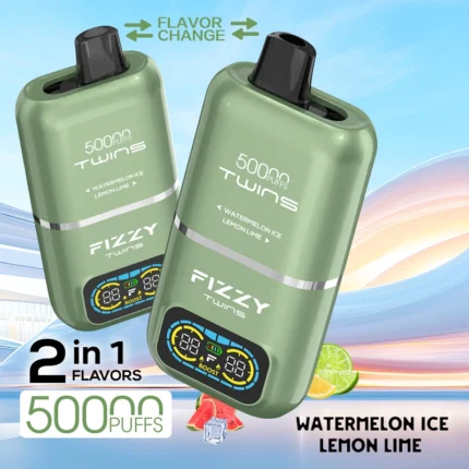 Watermelon Ice & Lemon Lime 50000 Puffs Disposable Vape