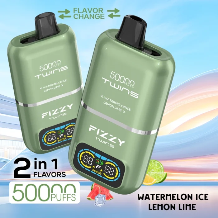 Watermelon Ice & Lemon Lime 50000 Puffs Disposable Vape