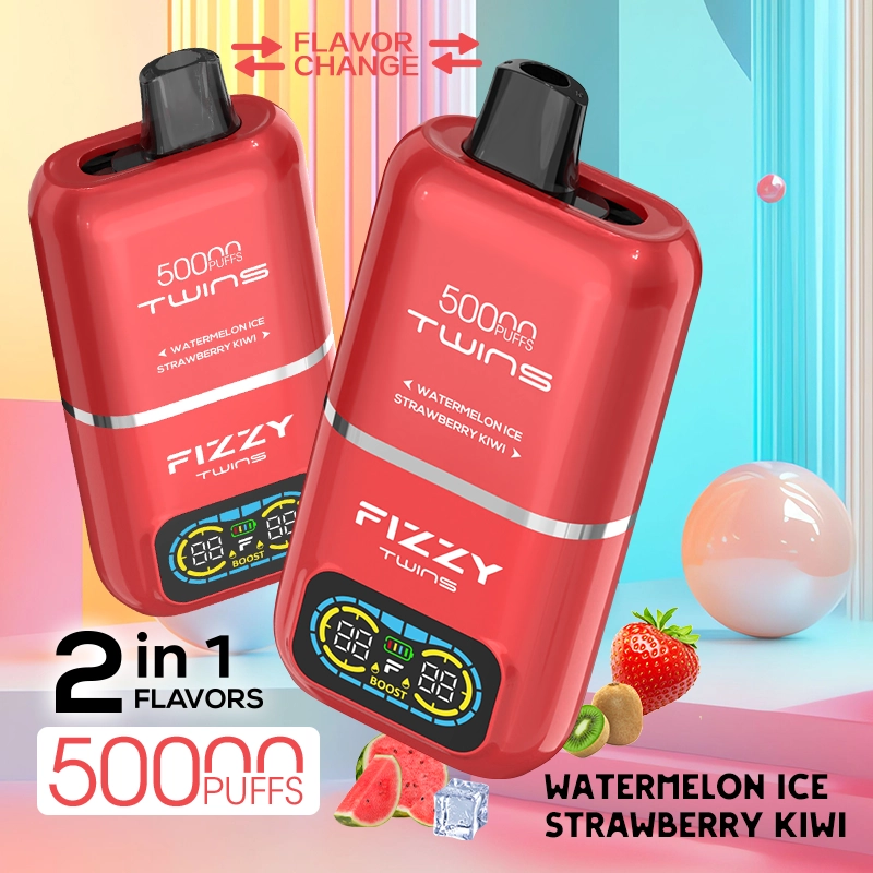 Watermelon Ice & Strawberry Kiwi 50000 Puffs Disposable Vape