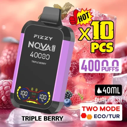 Fizzy Nova Plus 40000 Puffs Disposable Vape - 10pcs