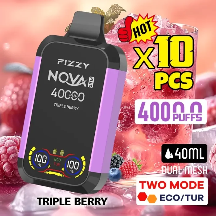Fizzy Nova Plus 40000 Puffs Eldobható Vape - 10db - Image 1
