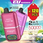 Fizzy Twins Dual Flavor 50000 Puffs - 120pcs