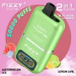 Fizzy Twins 50000 Puffs Dual Flavor Vape - Tropical Ice Set - 6db (6 ízű csomag) - Image 4