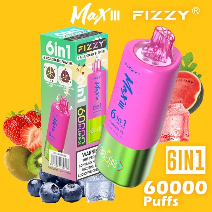 Fizzy max 60K 60000 Puffs Disposable Vape - 30
