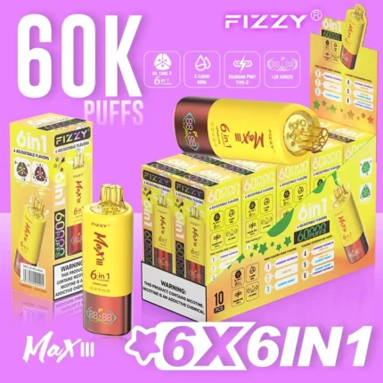 Fizzy max 60K 60000 Puffs Disposable Vape - 40