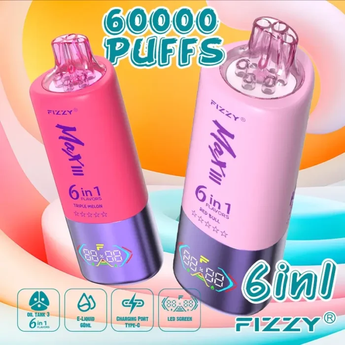 Fizzy max 60K 60000 Puffs Eldobható Vape - 7