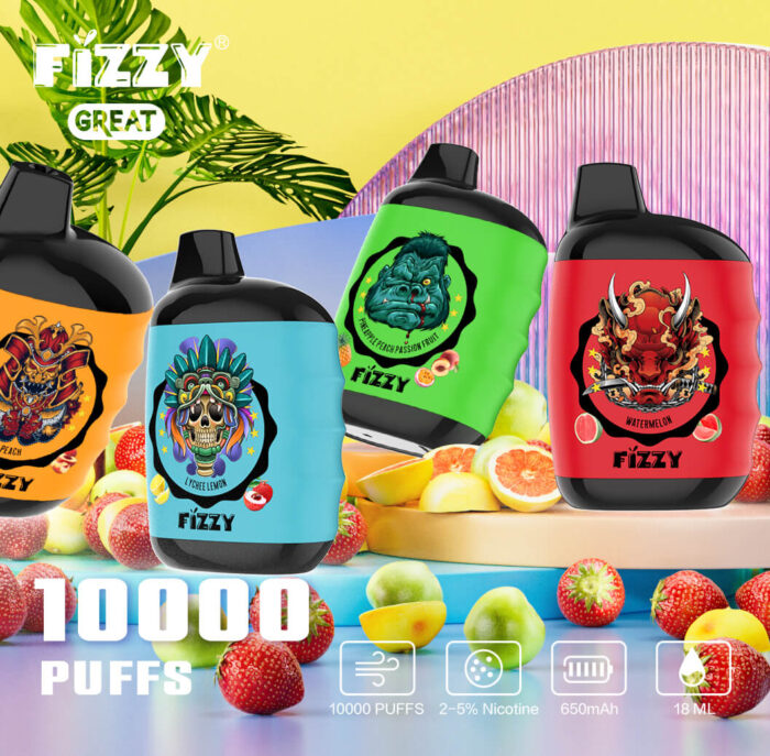 Fizzy Great 10000 puffs - 50pcs - Image 3