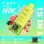 Fizzy 150K Puffs -  15-in-1 Smart Multi-Flavor Rechargeable Disposable Vape 4