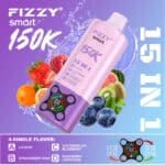 Fizzy 150K Puffs -  15-in-1 Smart Multi-Flavor Rechargeable Disposable Vape 7