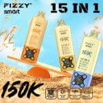 Fizzy 150K Puffs -  15-in-1 Smart Multi-Flavor Rechargeable Disposable Vape-24