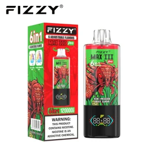 Fizzy Max III Pro 6in1 120000 Vape 02 MIXED BERRY KIWI PASSION FRUIT GUAVA STRAWBERRY WATERMELON