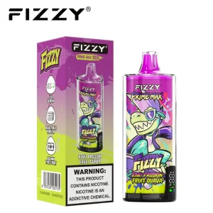 Fizzy Prime Max 80K 80000 Puffs Disposable Vape 15 Kiwi Passion Fruit Guava