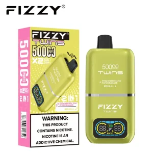 Fizzy Twins 50000 Puffs Vape 02 Strawberry Kiwi Pomegranate Red Bull