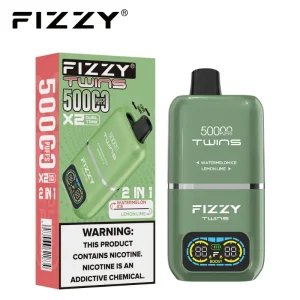Fizzy Twins 50000 Puffs Vape 11 Watermelon Ice Lemon Lime