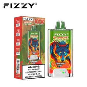 Fizzy X Space 100K 100000 Puffs Disposable Vape 05 Strawberry Kiwi