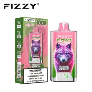 Fizzy X Space 100K 100000 Puffs Disposable Vape 07 Strawberry Watermelon