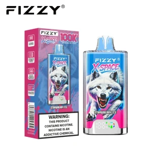 Fizzy X Space 100K 100000 Puffs Disposable Vape 08 Strawberry Ice
