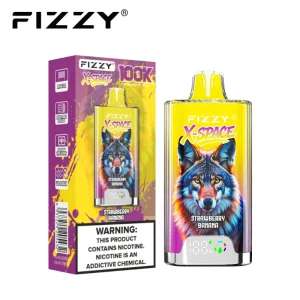 Fizzy X Space 100K 100000 Puffs Disposable Vape 10 Strawberry Banana